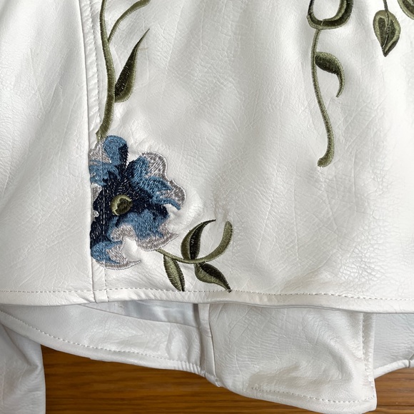 Blank NYC Embroidered Leather Jacket - Picture 6 of 9